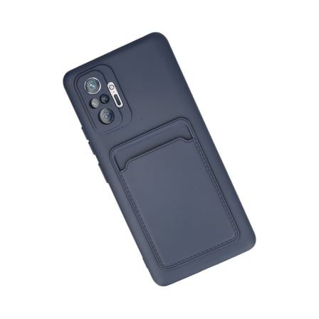 Redmi Note 10 Pro Kılıf Kelvin Kartvizitli Silikon - Lacivert