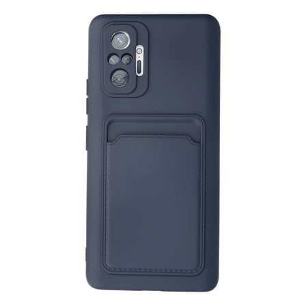 Redmi Note 10 Pro Kılıf Kelvin Kartvizitli Silikon - Lacivert