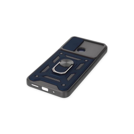 Redmi 10C Kılıf Pars Lens Yüzüklü Silikon - Lacivert