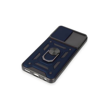 Galaxy M14 5G Kılıf Pars Lens Yüzüklü Silikon - Lacivert
