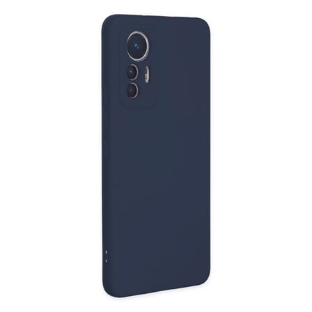 Mi 12 Lite Kılıf Nano içi Kadife Silikon - Lacivert