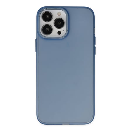 iPhone 13 Pro Max Kılıf Modos Metal Kapak - Lacivert