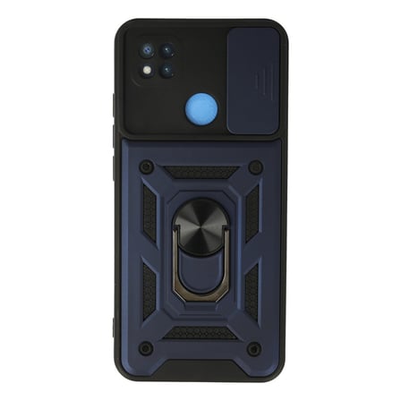 Redmi 9C Kılıf Pars Lens Yüzüklü Silikon - Lacivert