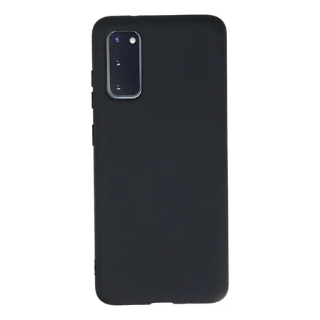 Galaxy S20 Kılıf Nano içi Kadife Silikon - Lacivert