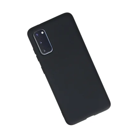 Galaxy S20 Kılıf Nano içi Kadife Silikon - Lacivert