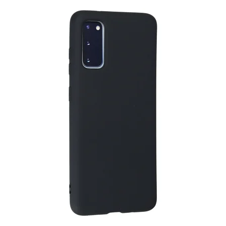 Galaxy S20 Kılıf Nano içi Kadife Silikon - Lacivert