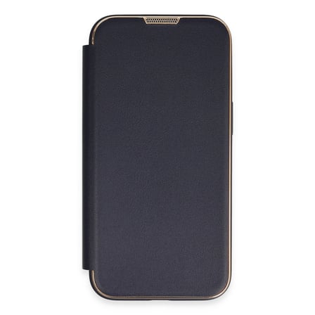 iPhone 14 Pro Kılıf Dolpin Kapaklı - Lacivert