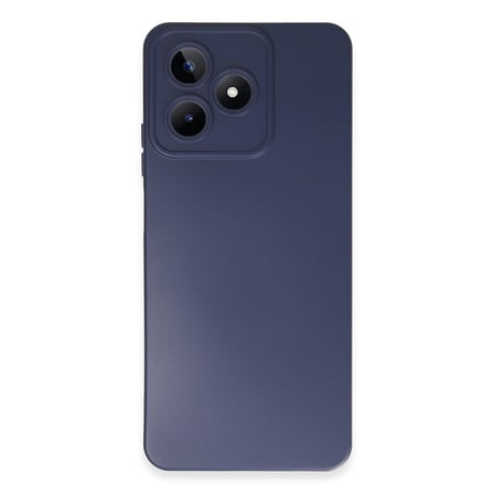 Realme C53 Kılıf Nano içi Kadife Silikon - Lacivert