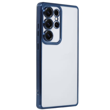 Galaxy S24 Ultra Kılıf Razer Lensli Silikon - Lacivert