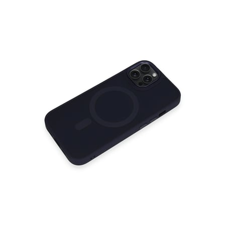 iPhone 15 Pro Kılıf Oslo Magsafe Kapak - Lacivert