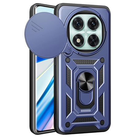 Redmi Note 14 Pro 5G Kılıf Pars Lens Yüzüklü Silikon - Lacivert