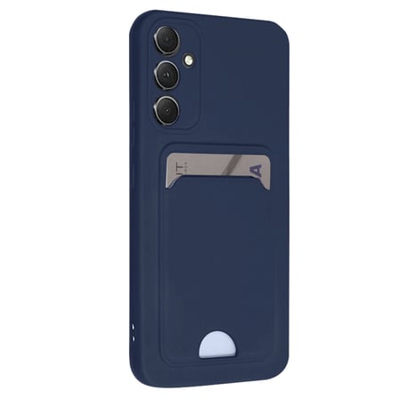 Galaxy A16 5G Kılıf Kelvin Kartvizitli Silikon - Lacivert