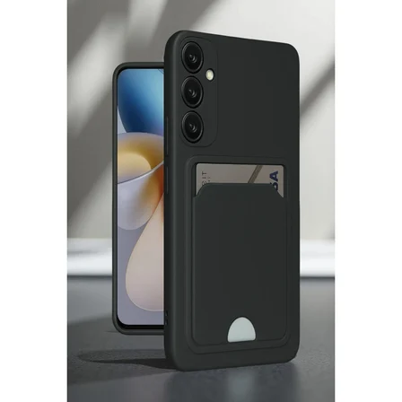 Galaxy A16 5G Kılıf Kelvin Kartvizitli Silikon - Lacivert