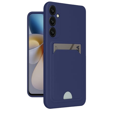 Galaxy A26 Kılıf Kelvin Kartvizitli Silikon - Lacivert