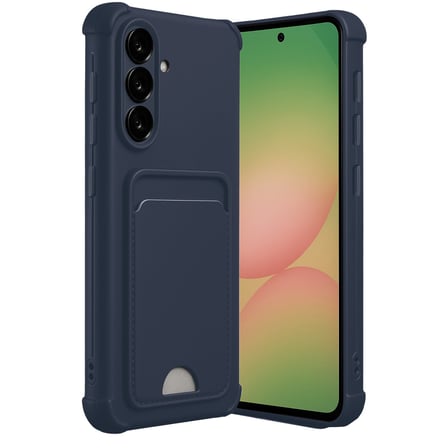 Galaxy A36 Kılıf Kelvin Kartvizitli Silikon - Lacivert