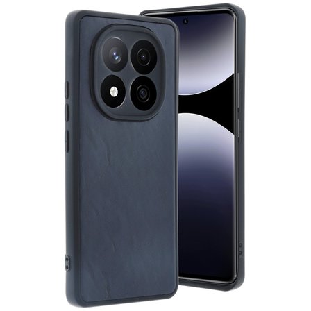 Redmi Note 14 Pro 5G Kılıf Aras Deri Kapak - Lacivert