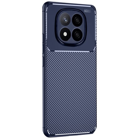 Redmi Note 14 Pro 4G Kılıf Auto Focus Karbon Kapak - Lacivert