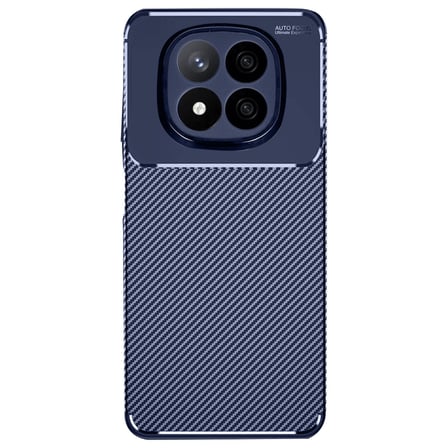 Redmi Note 14 Pro 4G Kılıf Auto Focus Karbon Kapak - Lacivert