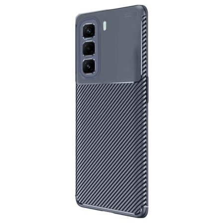 hot 50 4g kılıf auto focus karbon kapak - lacivert