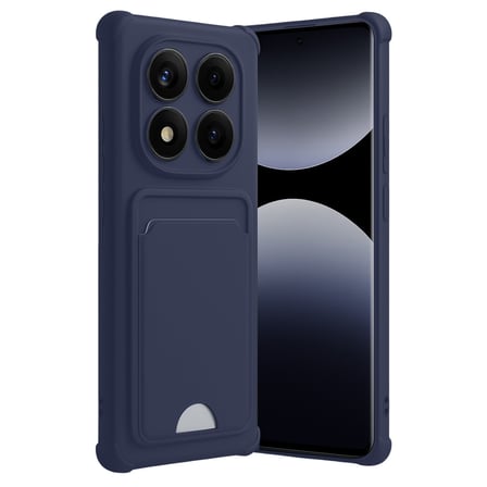 Redmi Note 14 Pro Plus Kelvin Kartvizitli Silikon - Lacivert