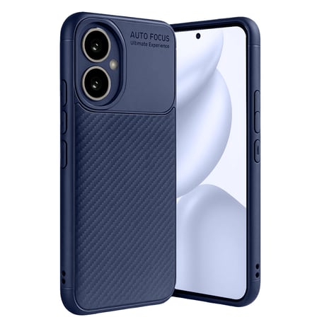 400 Kılıf Auto Focus Karbon Kapak - Lacivert