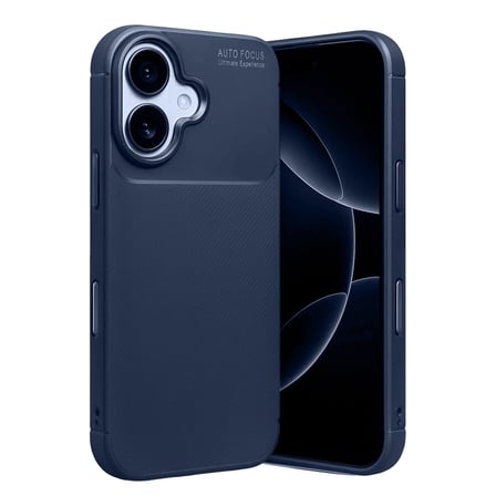 iPhone 17 Auto Focus Karbon Kapak - Lacivert