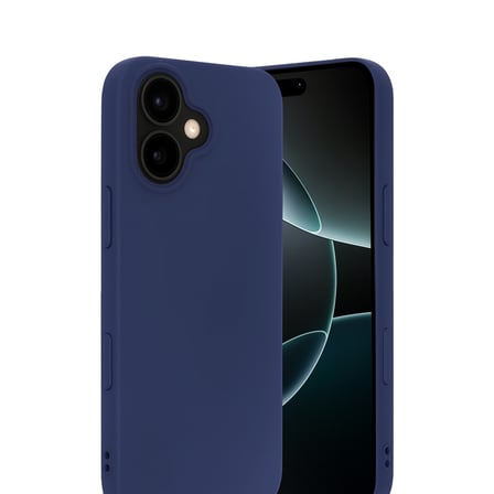 iPhone 17 Nano içi Kadife Silikon - Lacivert