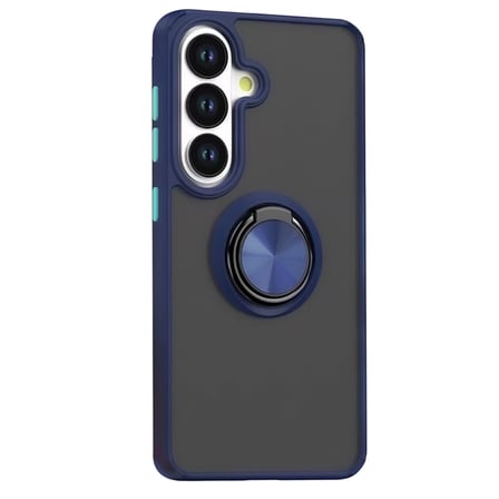 Galaxy S26 Montreal Yüzüklü Silikon Kapak - Lacivert