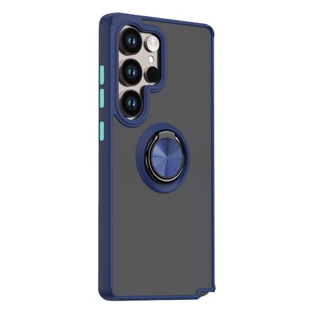 Galaxy S26 Ultra Montreal Yüzüklü Silikon Kapak - Lacivert