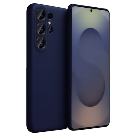 Galaxy S26 Ultra Nano içi Kadife Silikon - Lacivert