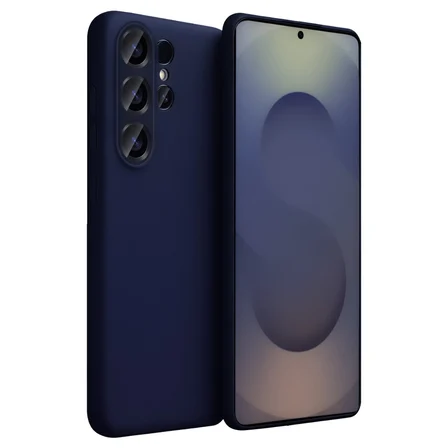 Galaxy S26 Ultra Nano içi Kadife Silikon - Lacivert