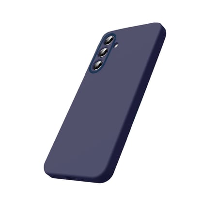 Galaxy S26 Nano içi Kadife Silikon - Lacivert