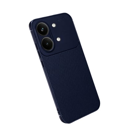 Poco X8 Pro Max Auto Focus Karbon Kapak - Lacivert