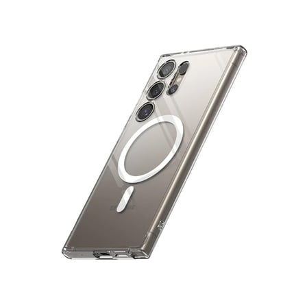 Galaxy S24 Ultra Kılıf Magneticsafe Şeffaf Silikon - Şeffaf