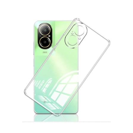 realme 12 lite kılıf lüx şeffaf silikon