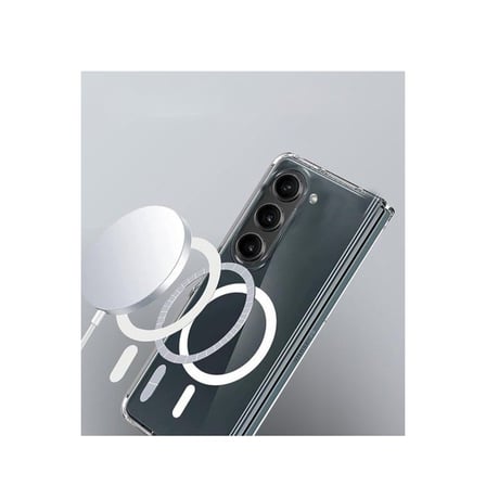 Galaxy Z Fold 6 Kılıf Magneticsafe Şeffaf Silikon - Şeffaf