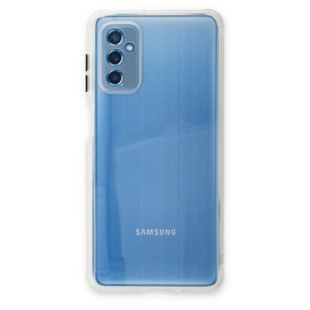 Galaxy M52 5G Kılıf Miami Şeffaf Silikon - Şeffaf