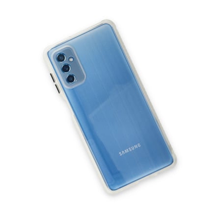 Galaxy M52 5G Kılıf Miami Şeffaf Silikon - Şeffaf