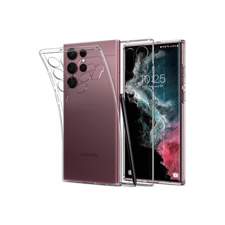 Galaxy S22 Ultra Kılıf Lüx Şeffaf Silikon