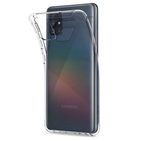 Galaxy A51 Kılıf Lüx Şeffaf Silikon