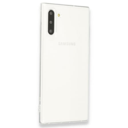 Erdo Ticaret Samsung Galaxy Note 10 Kılıfı Şeffaf Silikon Arka Kılıf