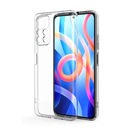 Poco M4 Pro 4G Kılıf Lüx Şeffaf Silikon