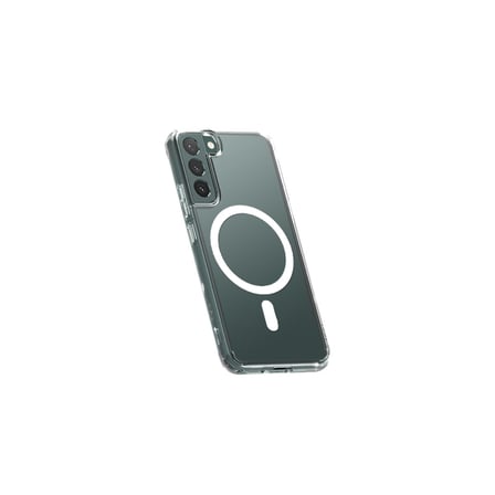 Galaxy S22 Plus Kılıf Magneticsafe Şeffaf Silikon - Şeffaf