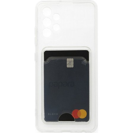 Galaxy A53 5G Kılıf Kart Şeffaf Silikon - Şeffaf