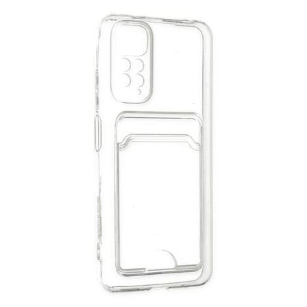 Redmi Note 11 Kılıf Kart Şeffaf Silikon - Şeffaf