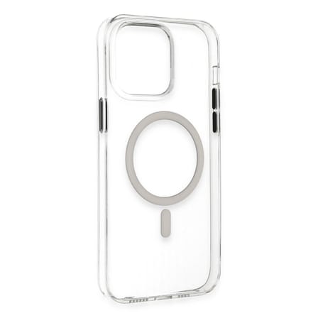 iPhone 14 Pro Max Kılıf Tron Şeffaf Magsafe Kapak - Şeffaf