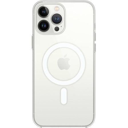 iPhone 15 Pro Kılıf Magneticsafe Şeffaf Silikon - Şeffaf