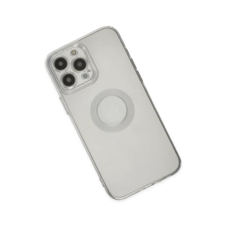 iPhone 13 Pro Max Kılıf Santa Lens Silikon - Şeffaf