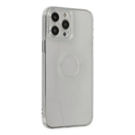 iPhone 13 Pro Max Kılıf Santa Lens Silikon - Şeffaf