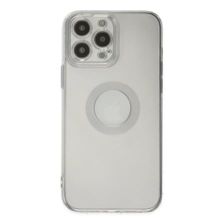 iPhone 14 Pro Max Kılıf Santa Lens Silikon - Şeffaf